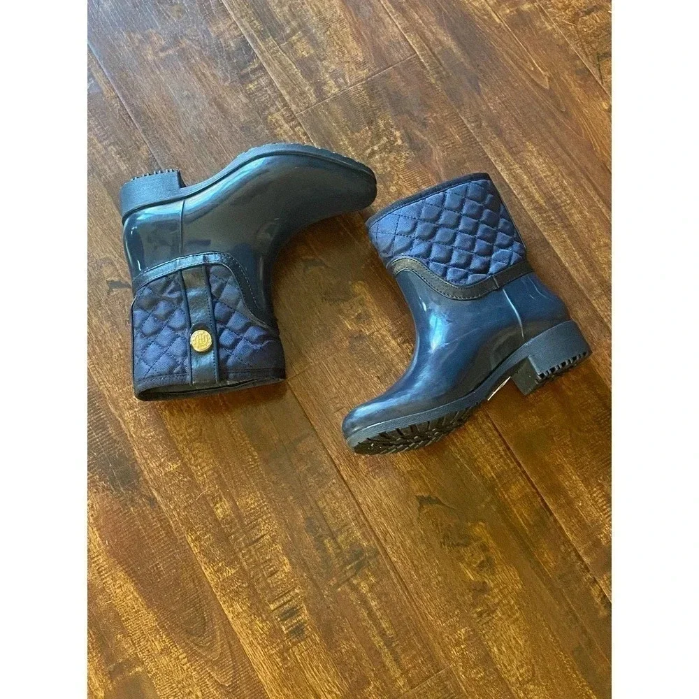 Tommy Hilfiger Boots Women’s Size: US 5 Waterproof Blue Winter/Fall Pre-owned